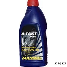 Масло Mannol моторное 4T п/с 10w40 PLUS 20л по 1 литру  Масло Mannol моторное 4T п/с 10w40 PLUS 20л по 1 литру