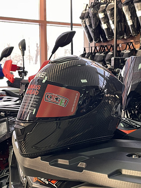 Шлем интеграл HETOSHI DOT CARBON FIBER XD1-472 цв.Черный р. L