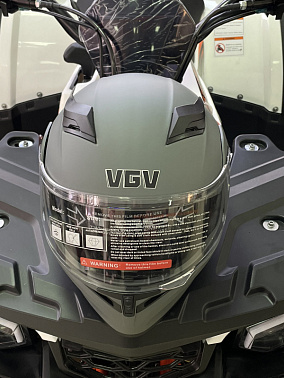 Шлем модуляр HETOSHI OIKE цв. Черно-серый р.XL