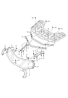 Передний бампер и багажник КВАДРОЦИКЛА AODES (ODES) 1000 ATV-L