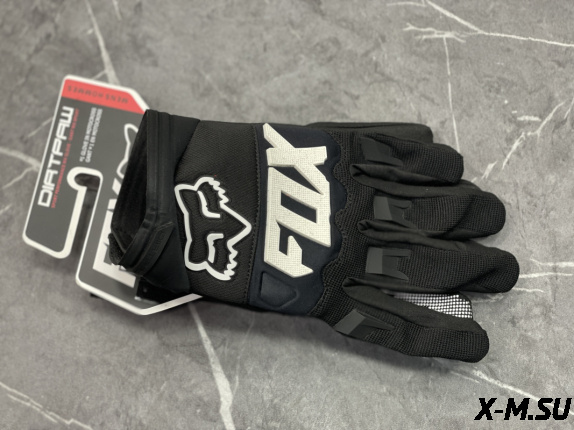 Перчатки взрослые FOX XD2-1 цв. Черно-белый  р. S