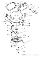 Компоненты ручного запуска 2-х тактного ПЛМ MERCURY 40 M Серийный номер от 0G055314 до 0G760299