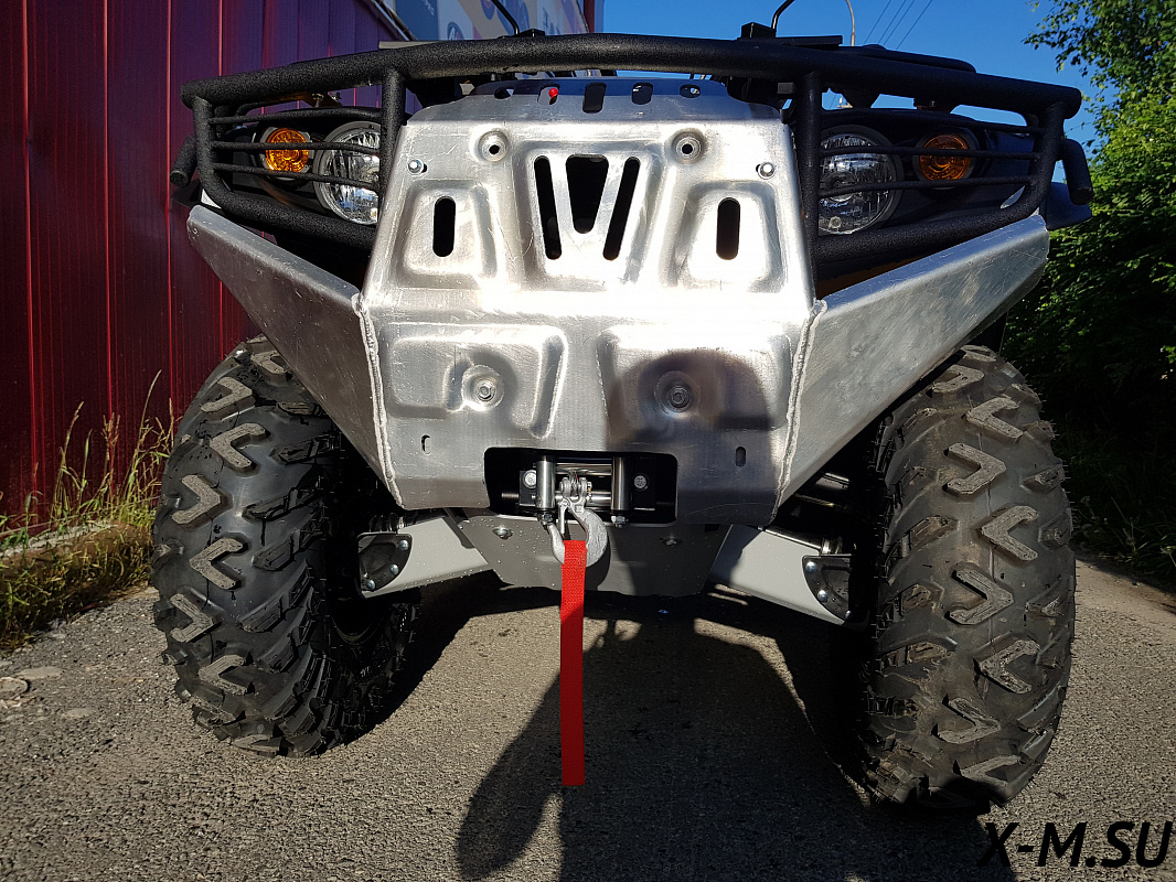 Защита бампера и радиатора Stels ATV 600 Leopard (с кенгурином)