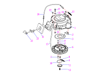 Стартер 4-Х ТАКТНОГО ПЛМ PARSUN F9.9BM