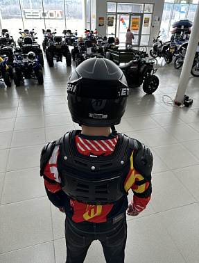 Мотозащита (черепаха) ACE BIKER XD4-96 цв. Черный р.S