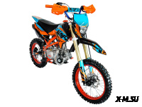 Питбайк KAYO EVOLUTION YX125EM 17/14 KRZ (механ. сцепл., эл. стартер 2022 г.)
