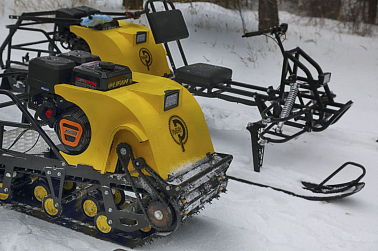 Мотобуксировщик РЫБАК PKD 9 л.с. (длинная база 1430мм)