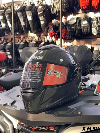 Шлем интеграл HETOSHI DOT CARBON FIBER XD1-472 цв.Черный р. XL