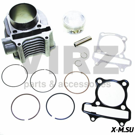 Цилиндро-поршневая группа 4Т 157QMJ 200см3 D61 (тюнинг)