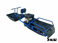 Мотобуксировщик толкач Альбатрос-XL8 с модулем. Без фары, тележки